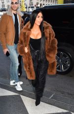 KIM KARDASHIAN Out and About in New York 02/16/2017