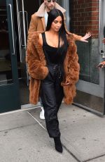 KIM KARDASHIAN Out and About in New York 02/16/2017