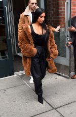 KIM KARDASHIAN Out and About in New York 02/16/2017
