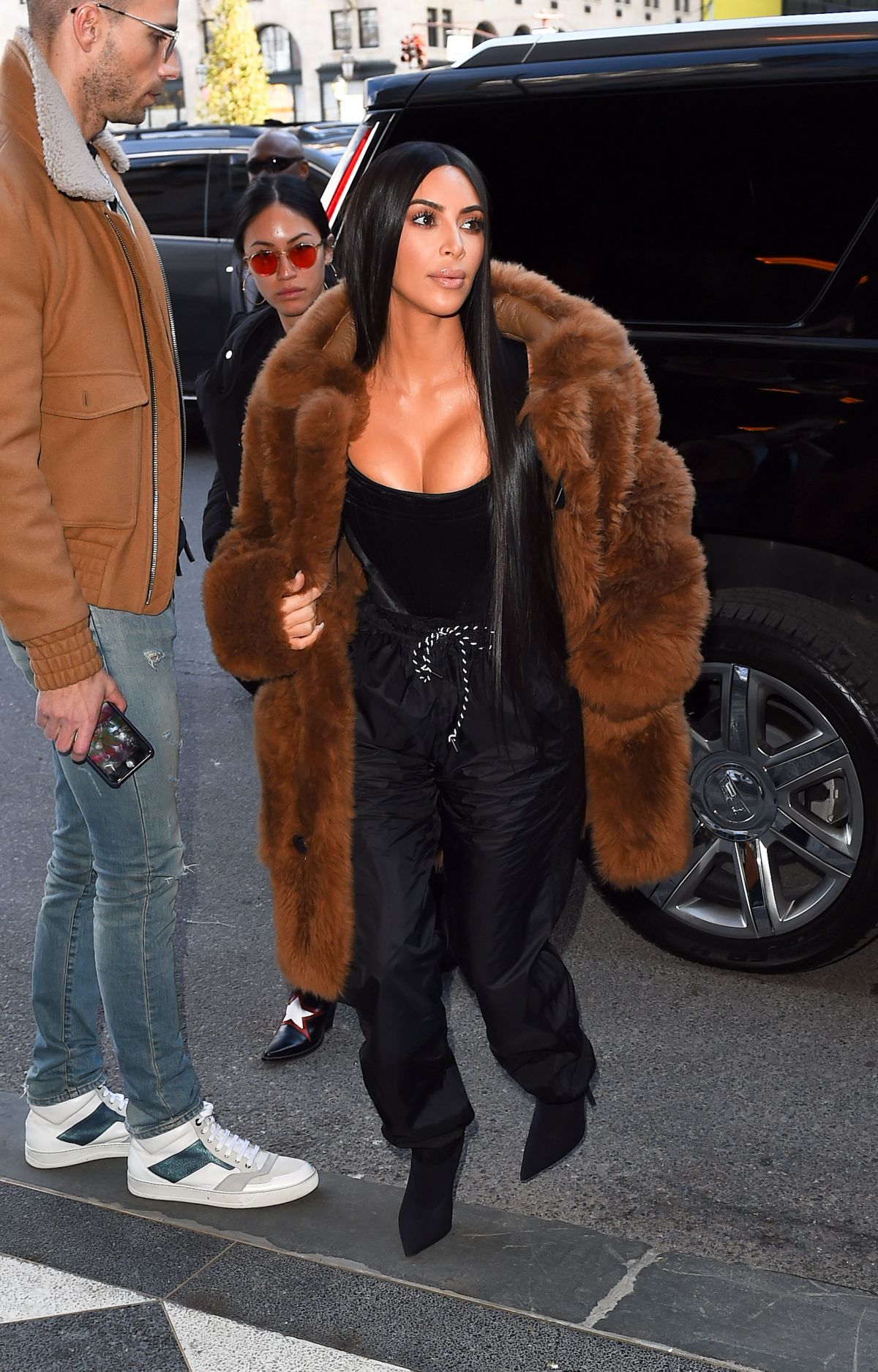 KIM KARDASHIAN Out and About in New York 02/16/2017 – HawtCelebs