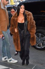 KIM KARDASHIAN Out and About in New York 02/16/2017