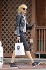 KIMBERLY STEWART in Leggings Out Shopping in West Hollywood 02/19/2017