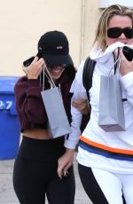 KOURTNEY and KHLOE KARDASHIAN Out in Calabasas 02/05/2017