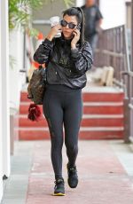 KOURTNEY KARDASHIAN in Tights Leaves a Gym in Calabasas 02/10/2017