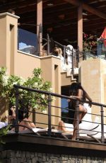 KOURTNEY, KIM and KHLOE KARDASHIAN in Bikinis on Vacation in Costa Rica 01/31/2017