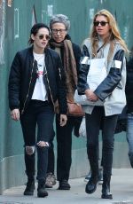 KRISTEN STEWART and STELLA MAXWELL Out Shopping in New York 02/06/2017