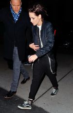 KRISTEN STEWART Arrives at STK for SNL Afterparty in New York 02/04/2017