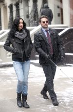 KRYSTEN RITTER on the Set of 