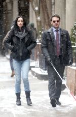 KRYSTEN RITTER on the Set of 