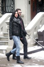 KRYSTEN RITTER on the Set of 
