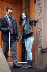 KRYSTEN RITTER on the Set of 