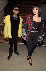 KYLIE JENNER and Tyga at Alexander Wang Fashion Show in New York 02/11/2017