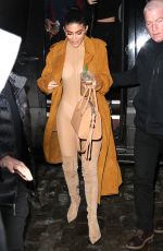 KYLIE JENNER Arrives at Her Pop Up Shop in New York 02/11/2017