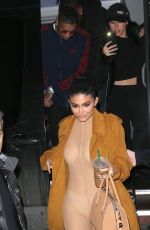 KYLIE JENNER Arrives at Her Pop Up Shop in New York 02/11/2017