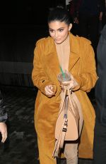 KYLIE JENNER Arrives at Her Pop Up Shop in New York 02/11/2017