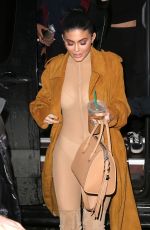 KYLIE JENNER Arrives at Her Pop Up Shop in New York 02/11/2017