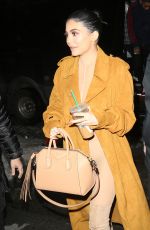 KYLIE JENNER Arrives at Her Pop Up Shop in New York 02/11/2017