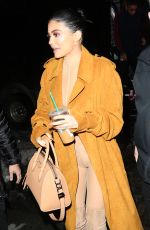 KYLIE JENNER Arrives at Her Pop Up Shop in New York 02/11/2017
