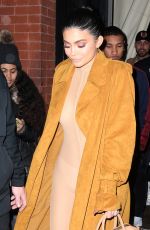 KYLIE JENNER Arrives at Her Pop Up Shop in New York 02/11/2017