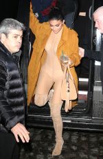 KYLIE JENNER Arrives at Her Pop Up Shop in New York 02/11/2017
