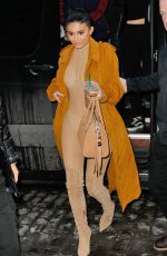 KYLIE JENNER Arrives at Her Pop Up Shop in New York 02/11/2017