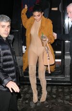 KYLIE JENNER Arrives at Her Pop Up Shop in New York 02/11/2017
