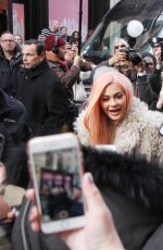 KYLIE JENNER Arrives to Her Store Oppening in New York 02/13/2017