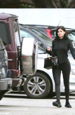 KYLIE JENNER in Tights Out for Lunch at Kabuki Sushi in Los Angeles 02/20/2017