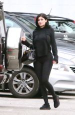 KYLIE JENNER in Tights Out for Lunch at Kabuki Sushi in Los Angeles 02/20/2017