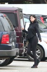 KYLIE JENNER in Tights Out for Lunch at Kabuki Sushi in Los Angeles 02/20/2017