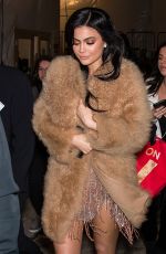 KYLIE JENNER Leaves Jeremy Scott Fashion Show at NYFW 02/10/2017