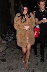 KYLIE JENNER Leaves Jeremy Scott Fashion Show at NYFW 02/10/2017