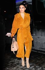 KYLIE JENNER Out for Dinner in New York 0/11/2017