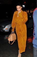 KYLIE JENNER Out for Dinner in New York 0/11/2017