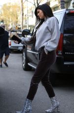KYLIE JENNER Out in Beverly Hills 02/01/2017