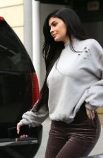 KYLIE JENNER Out in Beverly Hills 02/01/2017