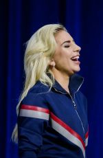LADY GAGA at Pepsi Zero Sugar Super Bowl LI Halftime Show Press Conference in Houston 02/02/2017