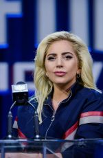 LADY GAGA at Pepsi Zero Sugar Super Bowl LI Halftime Show Press Conference in Houston 02/02/2017