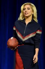 LADY GAGA at Pepsi Zero Sugar Super Bowl LI Halftime Show Press Conference in Houston 02/02/2017