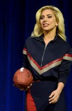 LADY GAGA at Pepsi Zero Sugar Super Bowl LI Halftime Show Press Conference in Houston 02/02/2017