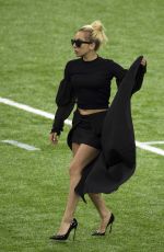 LADY GAGA at Super Bowl 2017 at NRG Stadium in Houston 02/05/2017