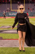 LADY GAGA at Super Bowl 2017 at NRG Stadium in Houston 02/05/2017