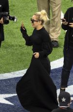 LADY GAGA at Super Bowl 2017 at NRG Stadium in Houston 02/05/2017