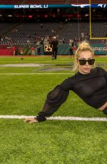 LADY GAGA at Super Bowl 2017 at NRG Stadium in Houston 02/05/2017