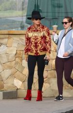 LADY GAGA  Leaves a Starbucks in Malibu 02/08/2017