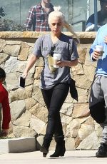 LADY GAGA Out and About in Malibu 02/24/2017
