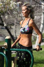 LADY VICTORIA HERVEY Working Out at a Park in West Hollywood 02/10/2017