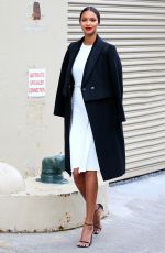 LAIS RIBEIRO Arrives at a Fashion Show at 2017 New York Fashion Week 02/11/2017
