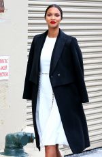 LAIS RIBEIRO Arrives at a Fashion Show at 2017 New York Fashion Week 02/11/2017