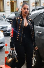 LALA ANTHONY Out Shopping in New York 02/01/2017